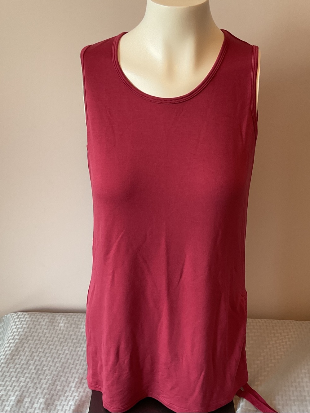 Hyba  LongTank Top with Side Ruching